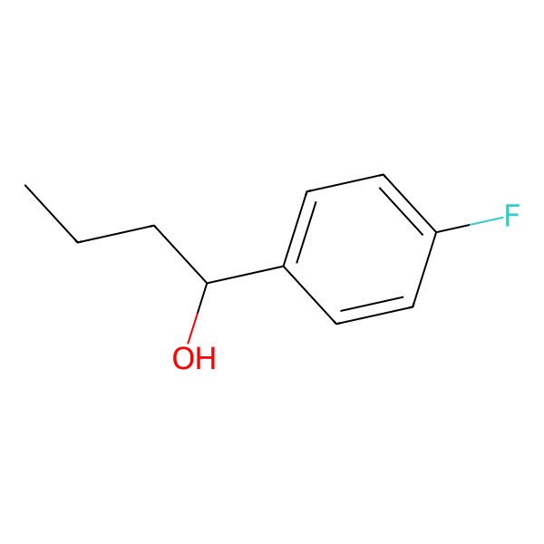 2D Structure of 1-(4-Fluorophenyl)butan-1-ol