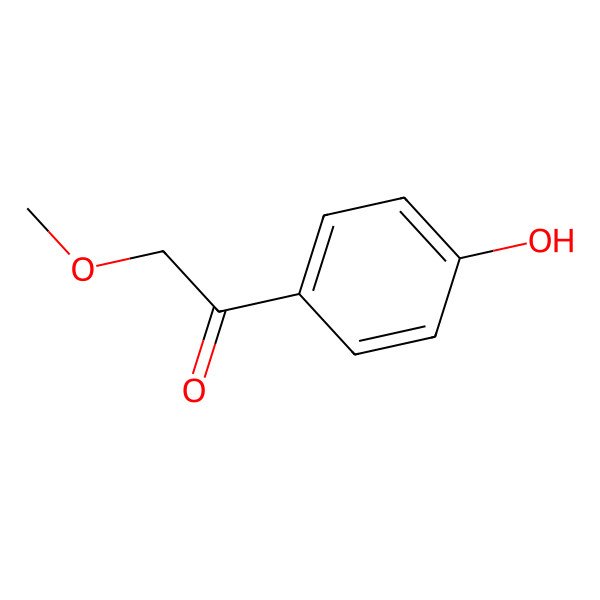 2D Structure of 1-(4-Hydroxyphenyl)-2-methoxyethanone