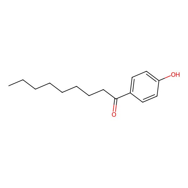 2D Structure of 1-(4-Hydroxyphenyl)nonan-1-one