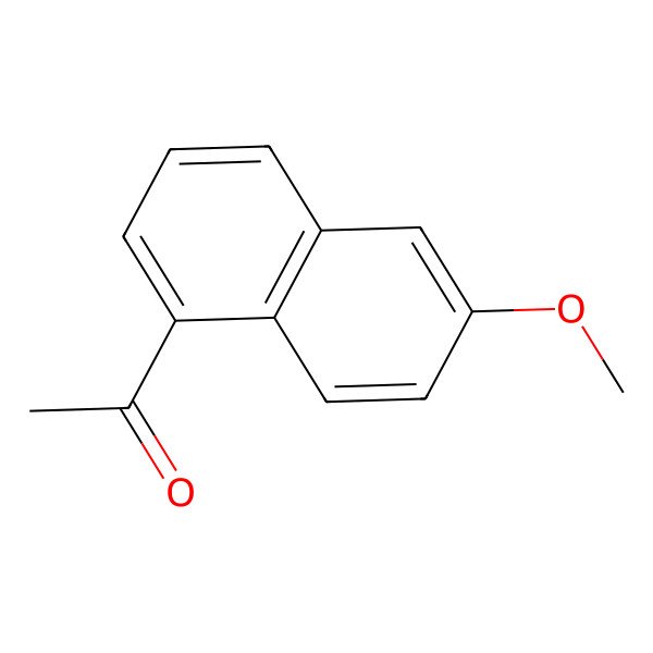 2D Structure of 1-(6-Methoxy-1-naphthyl)ethan-1-one 2D Structure of 1-(6-Methoxy-1-naphthyl)ethan-1-one