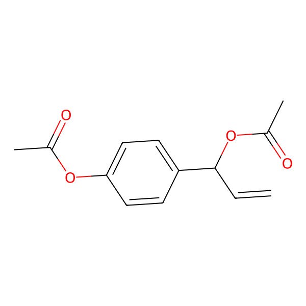 2D Structure of 1'-Acetoxychavicol acetate, (+)-