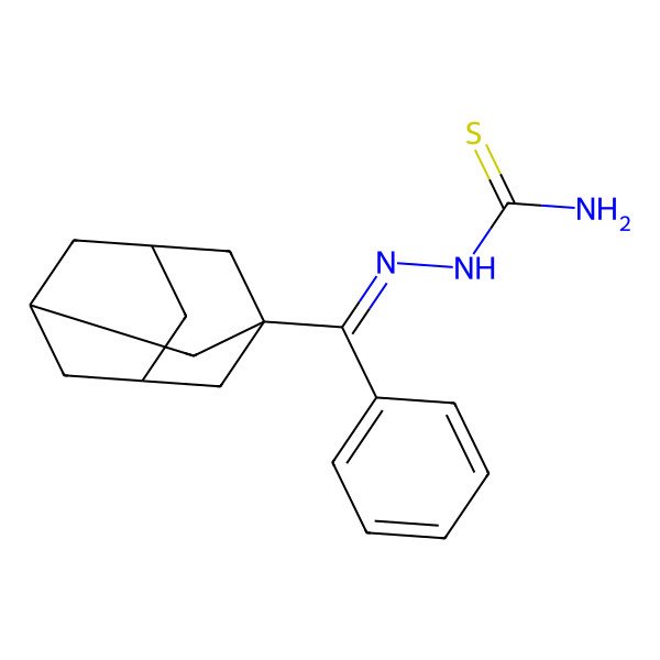 2D Structure of 1-[alpha-(1-Adamantyl)benzylidene]thiosemicarbazide