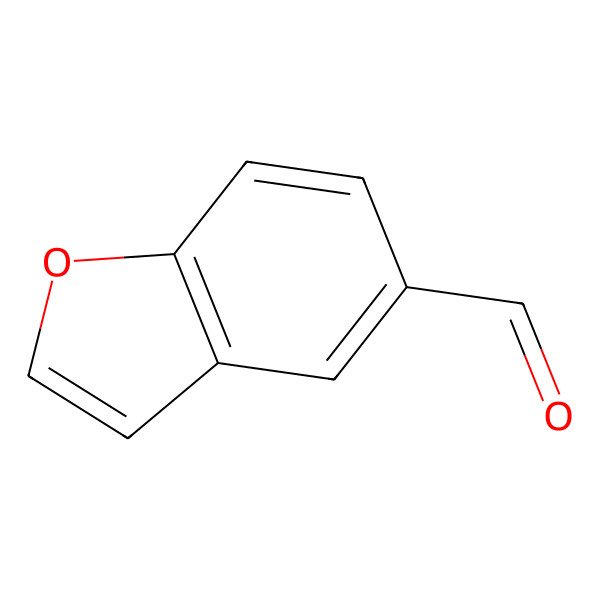 2D Structure of 1-Benzofuran-5-carbaldehyde