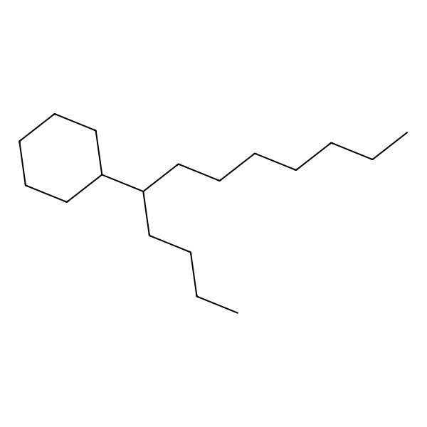 2D Structure of (1-Butyloctyl)cyclohexane