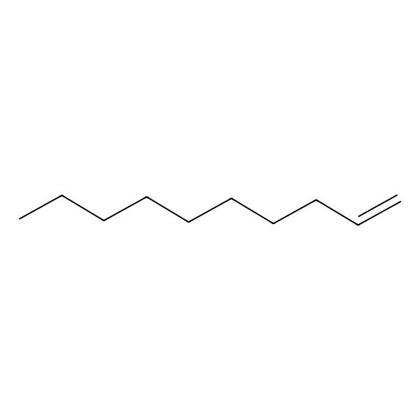 2D Structure of 1-Decene