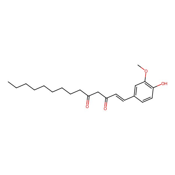 2D Structure of 1-Dehydro-10-gingerdione