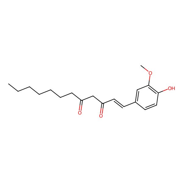 2D Structure of 1-Dehydro-[8]-gingerdione