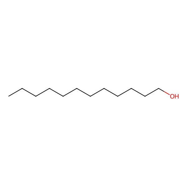 2D Structure of 1-Dodecanol