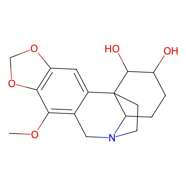 2D Structure of 1-Epideacetylbowdensine