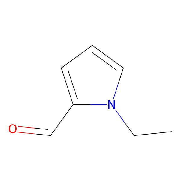 2D Structure of 1-Ethyl-2-pyrrolecarboxaldehyde