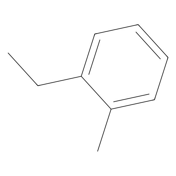 2D Structure of 1-Ethyl-2-methylbenzene