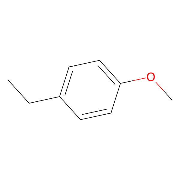 2D Structure of 1-Ethyl-4-methoxybenzene