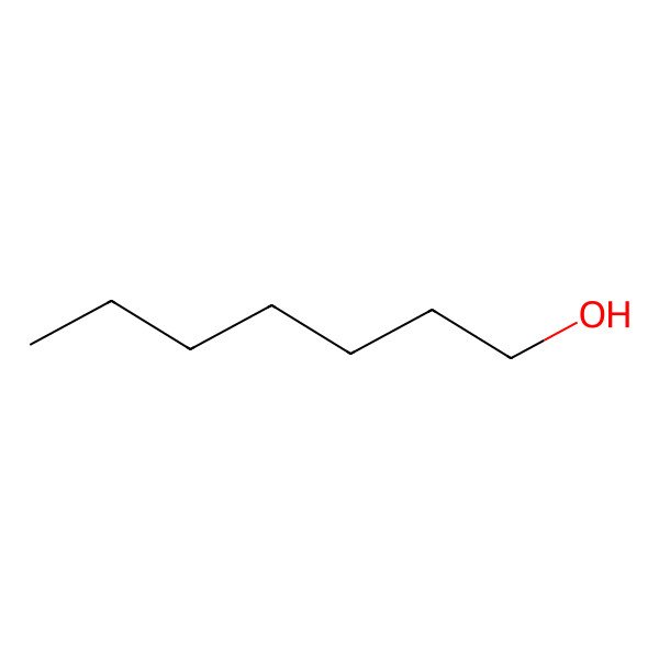 2D Structure of 1-Heptanol