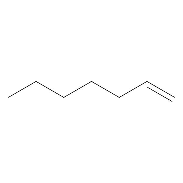 2D Structure of 1-Heptene