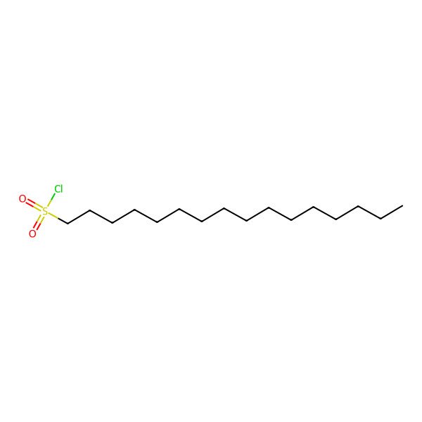 2D Structure of 1-Hexadecanesulfonyl chloride