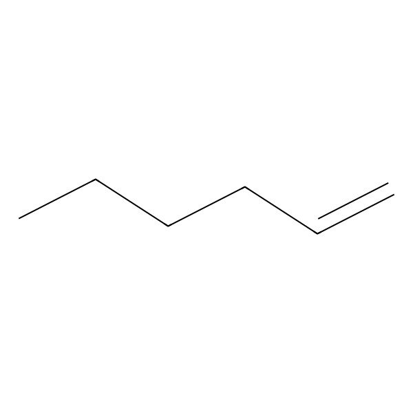 2D Structure of 1-Hexene 2D Structure of 1-Hexene
