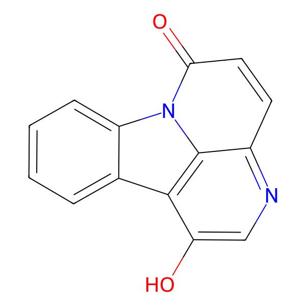 2D Structure of 1-Hydroxycanthin-6-one