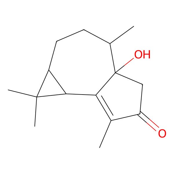 2D Structure of 1-Hydroxycyclocolorenone