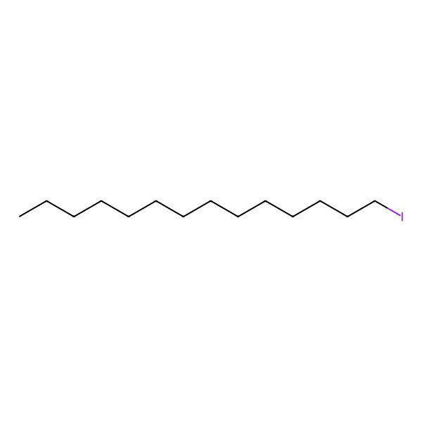 2D Structure of 1-Iodotetradecane