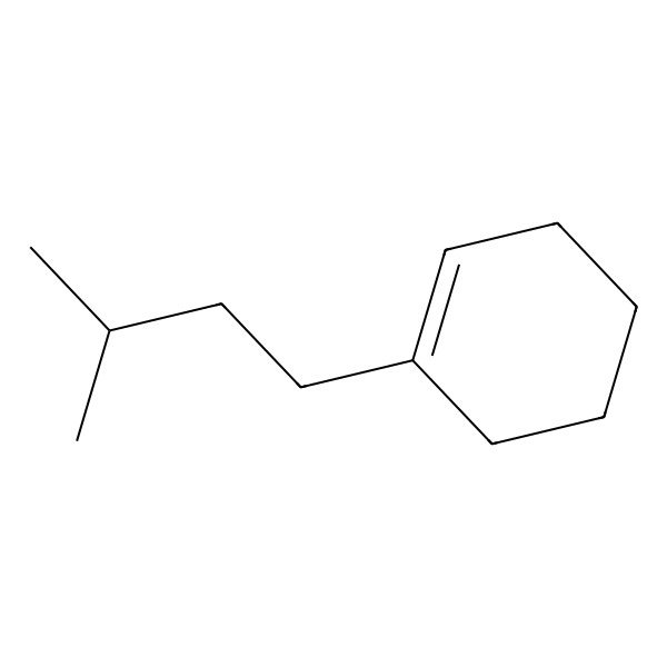 2D Structure of 1-Isopentyl-1-cyclohexene