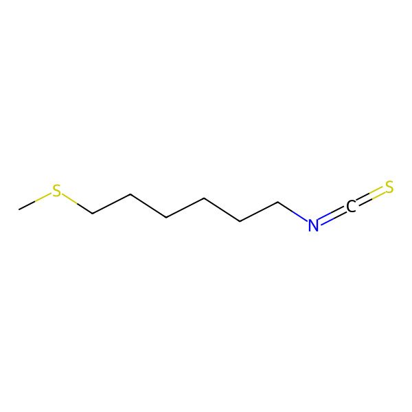 2D Structure of 1-Isothiocyanato-6-(methylthio)hexane 2D Structure of 1-Isothiocyanato-6-(methylthio)hexane