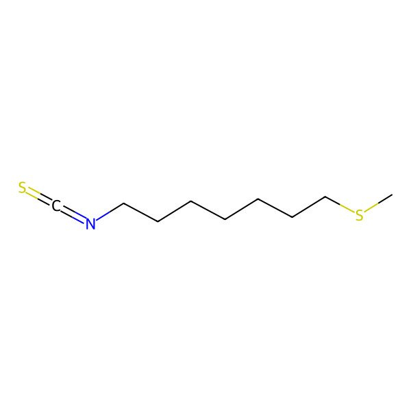2D Structure of 1-Isothiocyanato-7-(methylthio)heptane 2D Structure of 1-Isothiocyanato-7-(methylthio)heptane