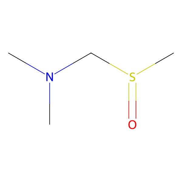 2D Structure of 1-(Methanesulfinyl)-N,N-dimethylmethanamine