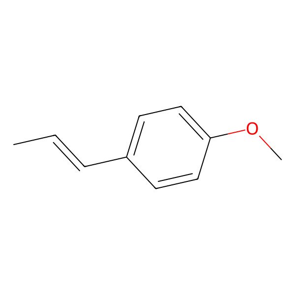 2D Structure of Methoxy-4-propenylbenzene