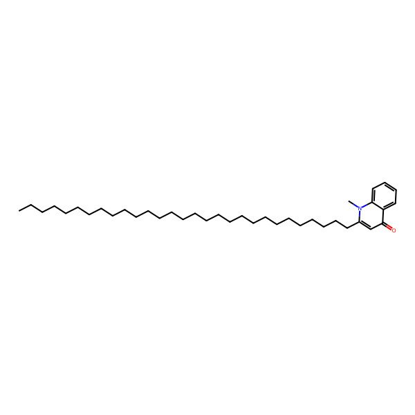 2D Structure of 1-Methyl-2-nonacosylquinolin-4-one 2D Structure of 1-Methyl-2-nonacosylquinolin-4-one