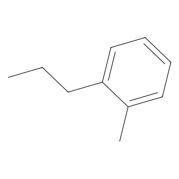 2D Structure of 1-Methyl-2-propylbenzene