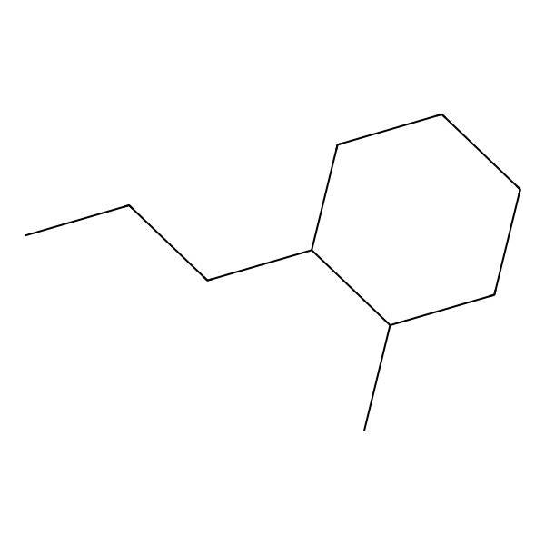 2D Structure of 1-Methyl-2-propylcyclohexane