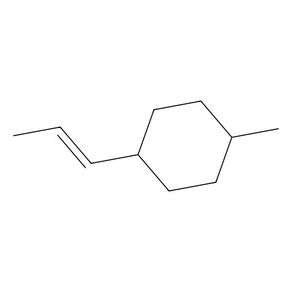 2D Structure of 1-Methyl-4-(1-propenyl)cyclohexane