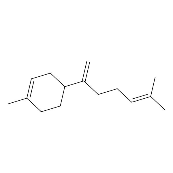 2D Structure of 1-Methyl-4-(6-methylhepta-1,5-dien-2-yl)cyclohex-1-ene