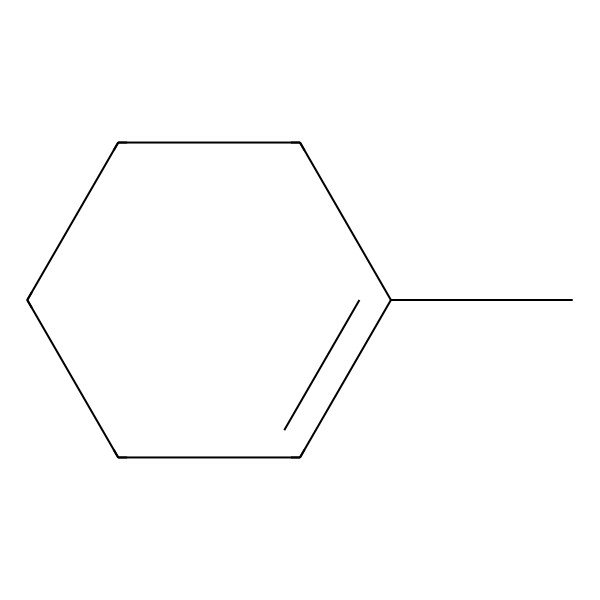 2D Structure of 1-Methylcyclohexene