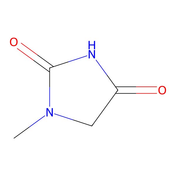 2D Structure of 1-Methylhydantoin