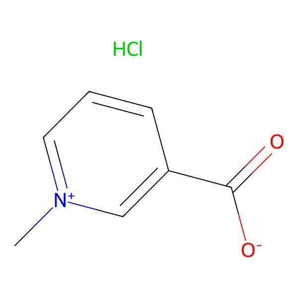 2D Structure of 1-Methylpyridin-1-ium-3-carboxylate--hydrogen chloride (1/1)