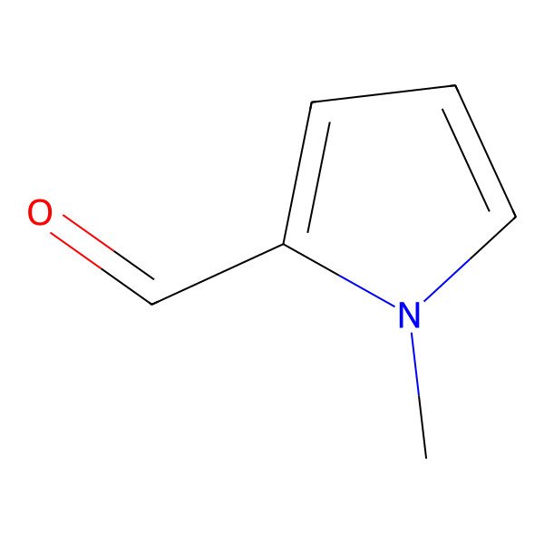 2D Structure of 1-Methylpyrrole-2-carboxaldehyde