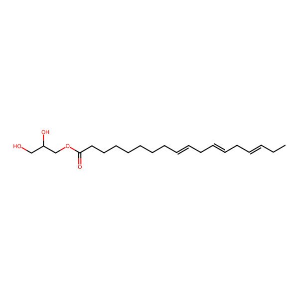 2D Structure of 1-Monolinolenoyl-rac-glycerol