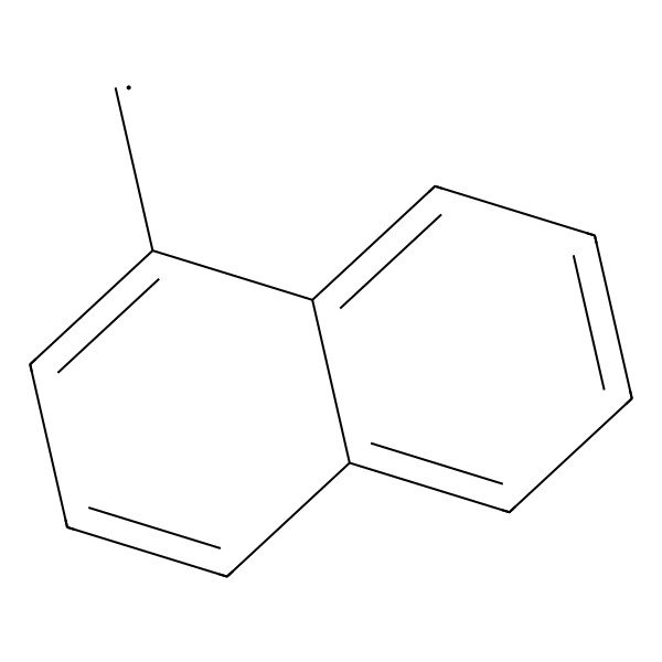 2D Structure of 1-Naphthylmethyl radical 2D Structure of 1-Naphthylmethyl radical