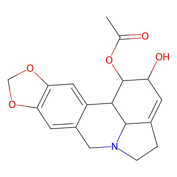 2D Structure of 1-O-Acetyllycorine