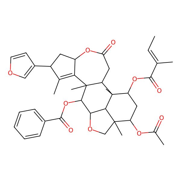 2D Structure of 1-O-Deacetyl-1-O-tigloylohchinolide A