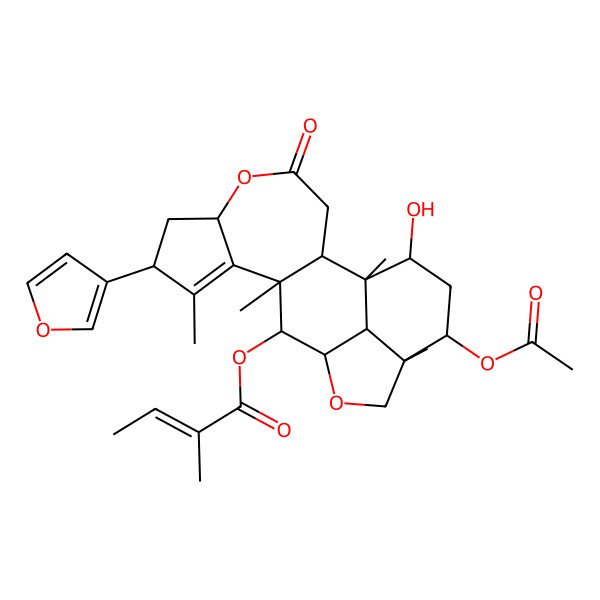 2D Structure of 1-O-Deacetylohchinolide B
