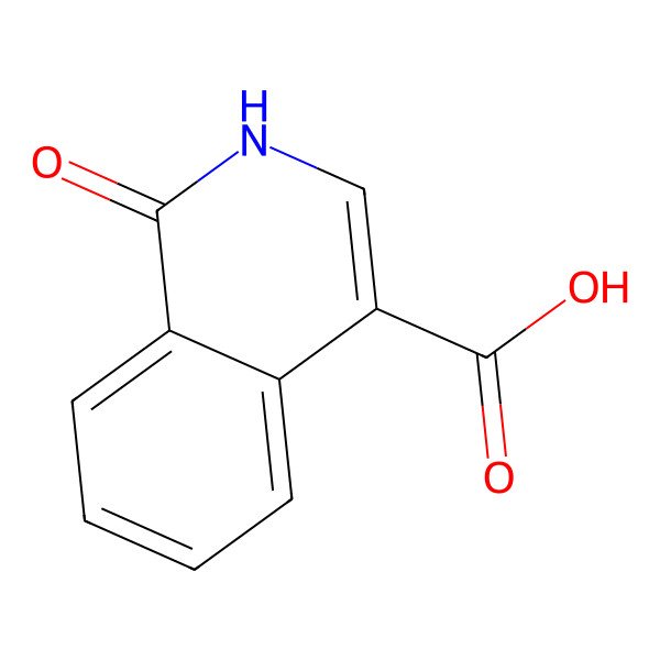 2D Structure of 1-Oxo-1,2-dihydroisoquinoline-4-carboxylic acid 2D Structure of 1-Oxo-1,2-dihydroisoquinoline-4-carboxylic acid