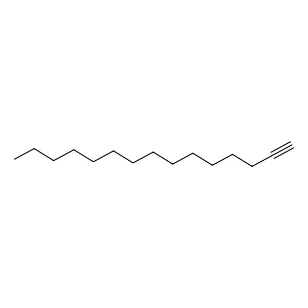 2D Structure of 1-Pentadecyne