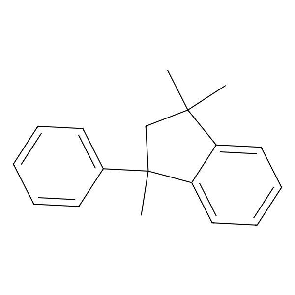 2D Structure of 1-Phenyl-1,3,3-trimethylindan