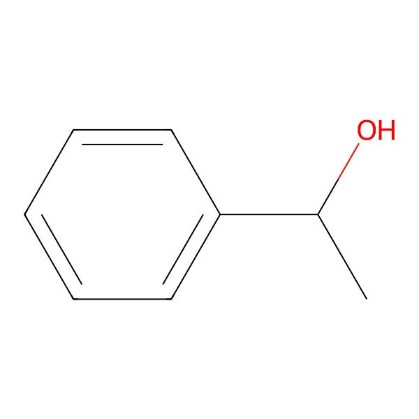 2D Structure of 1-Phenylethanol