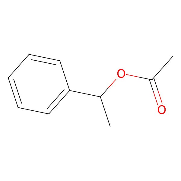2D Structure of 1-Phenylethyl Acetate
