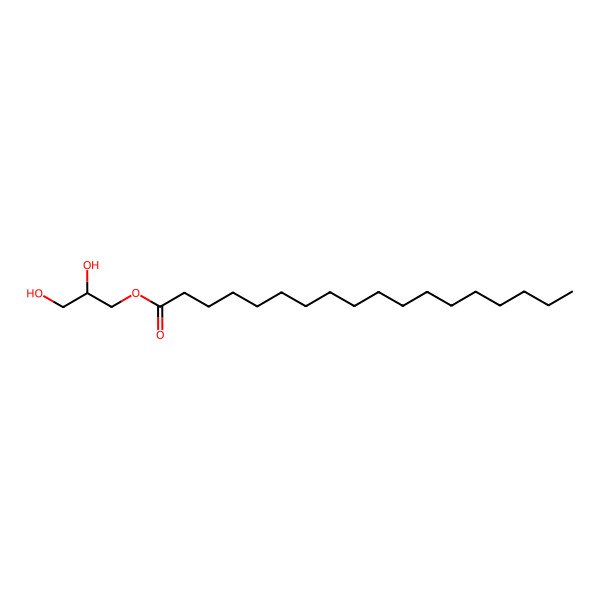 2D Structure of 1-Stearoyl-sn-glycerol