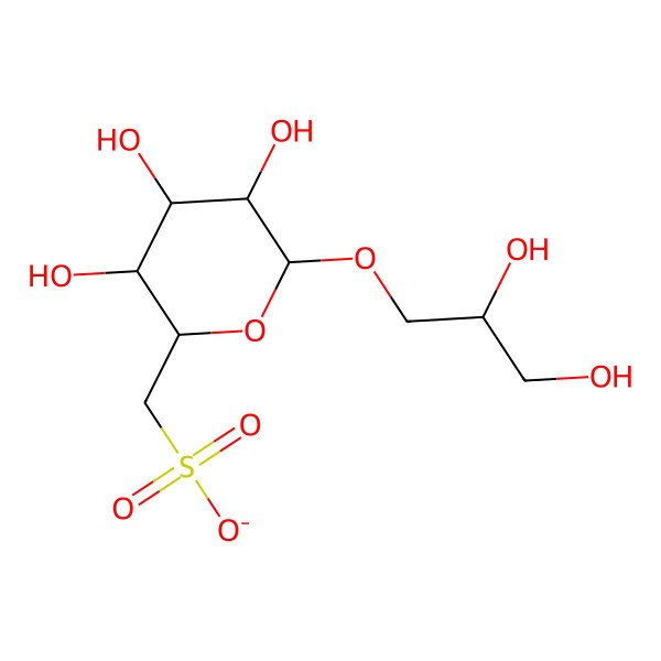 2D Structure of 1-Sulfoquinovosylglycerol