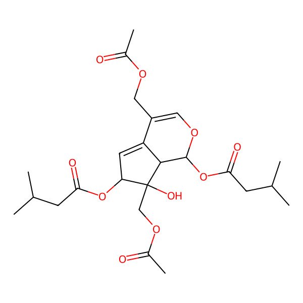 2D Structure of 10-Acetoxyvaltrathydrin